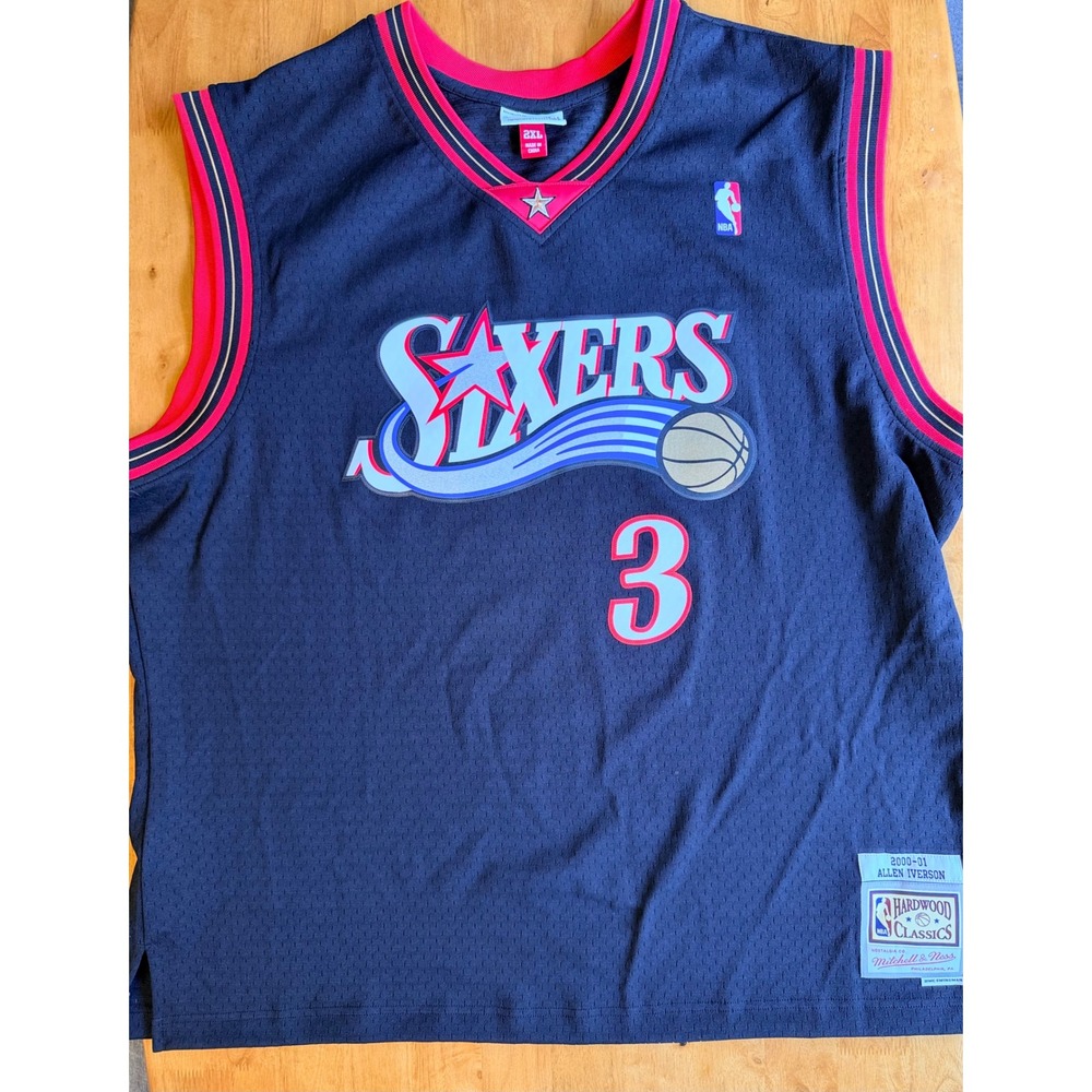Mitchell & Ness Allen Iverson Philadelphia 76ers 2000-01 Swingman Jersey 2XL 470